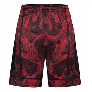 Shorts de basketball unis décontractés mi-longs 100 % coton respirant légers séchage rapide service OEM pour uniformes de basketball homme haute qualité - Product Image 1