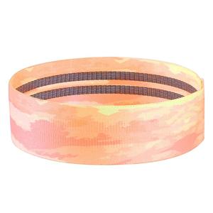 Custom Camouflage Woven Fabric <b>Exercise</b> <b>Band</b> High Elasticity Glute Hip Thigh Loop <b>Bands</b> Anti Roll Cotton Latex Workout <b>Band</b> for - Product Image 1