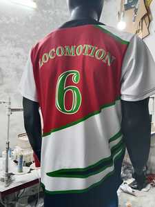 Camiseta de Béisbol Fabricada en Sialkot, Pakistán, Precio de Fábrica, Camisa de Béisbol con Botones, Venta en Línea Directa desde Pakistán - Product Image 2