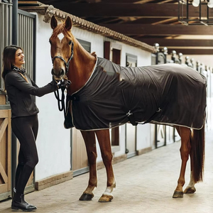 Nouvelle conception, couverture pour cheval de haute qualité, imperméable et respirante, logo personnalisé disponible à bas prix avec OEM - Product Image 5