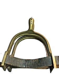 Mors à cheval vintage en laiton avec sangle en cuir, équipement d'équitation western, matériel d'entraînement pour chevaux western - Product Image 6