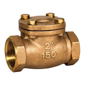 วาล์วกันกลับแบบแมนนวลคุณภาพสูง C-Way ขนาด 2 นิ้ว ทำจากทองเหลือง แบบเกลียว CL150 สำหรับอุตสาหกรรมน้ำมันและก๊าซ - Product Image 1
