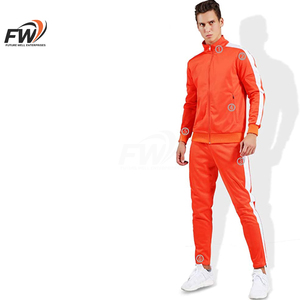 Ensemble de survêtement homme 2 pièces en molleton épais personnalisé, avec sweat à capuche zippé et pantalon de survêtement ample, décontracté et respirant - Product Image 2