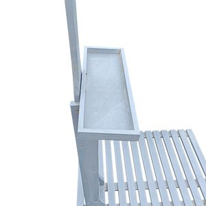 Ducha de Jardín para Piscina con Base de Madera para Patio y Terraza - Product Image 5