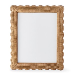 Scalloped MDF UV <b>Printed</b> Photo <b>Frame</b> Set Handwoven Durable Eco-Friendly Wavy Border Decorative Tabletop Art Display Home Decor - Product Image 3