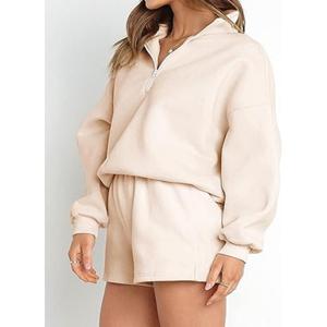 Ensemble de survêtements pour femmes Performance Activewear, sweat-shirts et shorts, respirant, anti-transpiration, pour la gym et le sport - Product Image 2