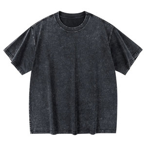 Camisetas Gráficas de Estilo Punk Retro para Hombre, Lavadas al Estilo Vintage, de Alta Calidad, 100% Algodón, Manga Corta, Casuales, para Parejas - Product Image 5