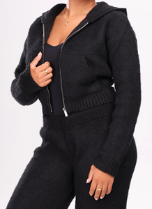 Sudadera con Capucha Personalizada con Pedrería Marrón para Hombre y Mujer, Estilo Urbano, 100% Algodón, Ecológica, Transpirable, de Lujo, para Otoño - Product Image 3