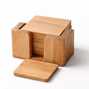 Sous-verre en bois de luxe personnalisé gravé – Cadeau tendance pour mariage, souvenir de réception, décoration de table à manger, style unique - Product Image 4