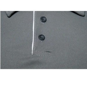 Polo de manga corta para hombre, color liso, informal, para comercio exterior, temporada 2023. - Product Image 2