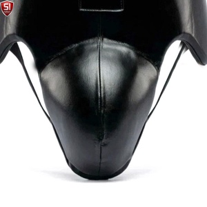 Ensemble de boxe SUMBOOS en PU et cuir, protège-tête, protège-dents, gants respirants, noir et rose, équipement d'entraînement protecteur, toutes saisons - Product Image 6