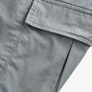 Pantalones Cortos Cargo de Cintura Elástica Estilo Urbano, 100% Algodón, 6 Bolsillos, Personalizados, para Hombre, OEM, Gran Venta - Product Image 5