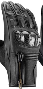 Custom Design Motorcycle Safety <b>Gloves</b> with Carbon Fiber Protection <b>Touch</b> Screen Feature and Reinforced Palm Construction - Product Image 2