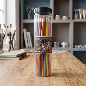 Best Quality Vikas Rubber Tip Pencil Premium Quality Wooden Pencil for School <b>Office</b> <b>Drawing</b> and Everyday Writing For Sale - Product Image 1