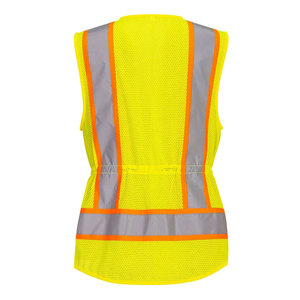 High Visibility Reflective Vest Front Pocket Construction <b>Worker</b> Safety Work Clothing Night Duty Security Vest <b>Jackets</b> - Product Image 3