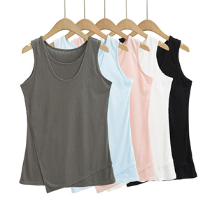 Débardeur de sport pour femme personnalisé avec logo, vente en gros, sans manches, décontracté, été, vêtements de sport, tenue de gym, haut athlétique - Product Image 1