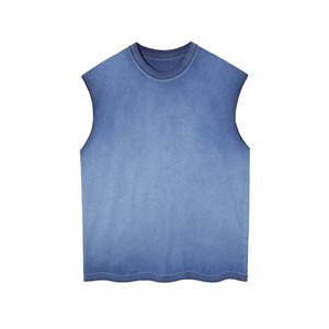 Camisetas de Gimnasio de Punto Vintage para Hombre y Niño, Chalecos sin Mangas, Ropa Deportiva Informal, Transpirable y de Secado Rápido - Product Image 2
