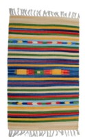 Cotton Handmade Modern Floral Plush Floor Rug/Runner Machine Washable Reversible Customizable Thickness for Travel Home