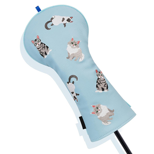 Housses de tête de club de golf en cuir imperméables, nouvelle collection 2026, légères, pour bois de fairway et hybrides, ensemble de housses de couleur unie - Product Image 3