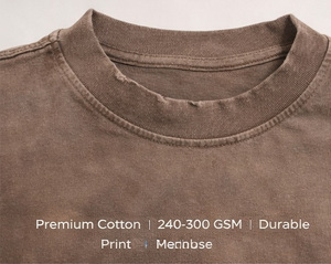 เสื้อยืดสตรีทแวร์ทรงบ็อกซี่สำหรับผู้ชาย ผ้าฝ้ายถัก 100% ระบายอากาศ แห้งเร็ว ปรับแต่งได้เต็มที่ OEM - Product Image 5