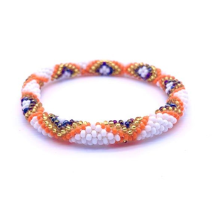 Pulsera de Cuentas de Vidrio Multicolor Arcoíris, Pulsera de Cuentas de Colores Variados, Brazalete de Cuentas de Primera Calidad Hecho a Mano en India - Product Image 6
