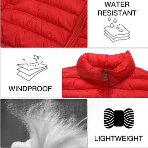 Chaleco acolchado sin mangas para hombre, ropa de invierno, chaleco acolchado impermeable para hombre, chaleco acolchado ligero para hombre - Product Image 4