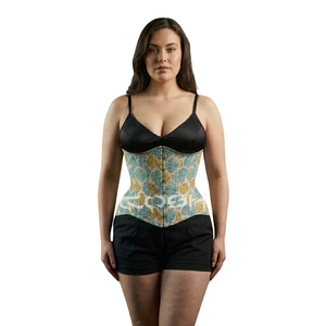 Premium Quality Steelboned <b>Underbust</b> Printed Corset - Product Image 1