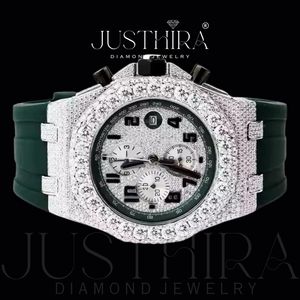 Wholesale Supply Stylish Moissanite Diamond Watch for Women Luxury Fashion <b>Wristwatch</b> with Sparkling Available At Best Price - Product Image 4