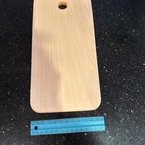 Juego de tablas de cortar de bambú natural grabadas con frutas y verduras orgánicas para cortar carne en la cocina - Product Image 1