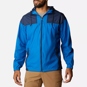 OEM Premium Fashion Streetwear Windbreaker <b>Jacket</b> For Men Lightweight Outdoor Front <b>Zip</b>-<b>Up</b> Breathable Hooded Windbreaker <b>Jacket</b> - Product Image 1