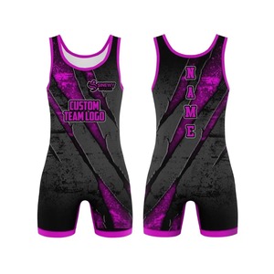 Camisetas Personalizadas de Lucha Libre, Uniformes con Impresión Completa, Serigrafía, Elásticas, de Secado Rápido, Transpirables, 100% Poliéster - Product Image 5