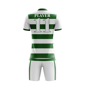 Uniforme de fútbol de poliéster personalizable ajustado de secado rápido para adultos con diseño de sublimación al por mayor - Product Image 5
