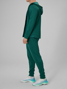 Conjunto Deportivo Premium Verde con Capucha para Hombre, Corte Ajustado, con Cierre, Ropa Deportiva para Hombre, Logotipo Personalizado, Chándal Moderno para Gimnasio y Running - Product Image 2
