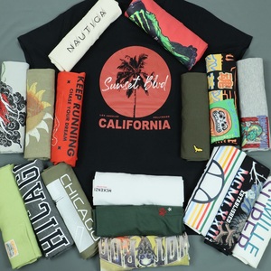 Venta al por mayor, listo para enviar, proveedor global de camisetas, fabricado en Bangladesh, lote en stock, camisetas personalizadas OEM ODM con hombros caídos para unisex - Product Image 3