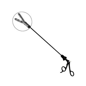 Pince à fond de globe oculaire Maxi Grip en acier inoxydable 5 mm x 31 cm, à dents croisées, instrument chirurgical laparoscopique endoscopique - Product Image 4