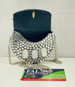 Haute qualité nouveauté élégant femmes pochette en métal sac à main Vintage bohème soirée sac à main mariée pochette sacs à main par FWE - Product Image 3