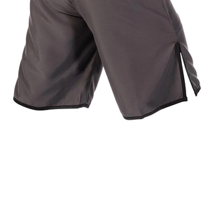 Shorts MMA gris pour homme de haute qualité, coupe classique, 100 % polyester, anti-transpiration, vêtements de sport, taille adulte et prix abordables - Product Image 3