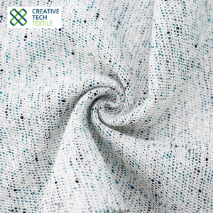 RCO-2B2376 Recycle Seawool PET/Poly/AC/R/NY/LUX=22/42/17/10/7/2 Y/D, Chenille de luxe tendance fabriquée à partir de Seawool recyclé durablement mélangé - Product Image 1