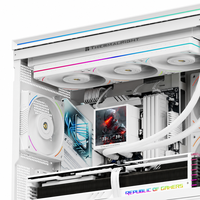 Système de refroidissement liquide pour processeur AIO Thermalright Peerless Vision 360 UB ARGB BLANC avec écran LCD IPS de 3,95 pouces, pompe 3000 RPM, compatible LGA1851 AM5