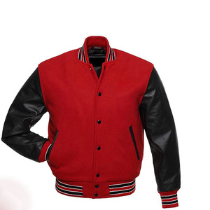 Wholesale High Quality Custom Men's Varsity <b>Jackets</b> New Fashion Stand Collar Formal <b>Canvas</b> <b>JACKET</b> for Winter - Product Image 5