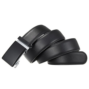 Ceinture décontractée pour homme en cuir véritable avec boucle automatique en alliage, haute qualité, écologique, largeur 3,0 cm, en promotion - Product Image 2