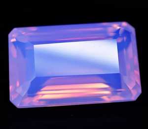 Ópalo natural de lavanda Welo, corte esmeralda australiano, piedra preciosa suelta para la fabricación de joyas, colgante, regalo para mujeres - Product Image 4