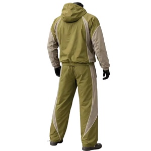 Customized Manufacture Tracksuit Splice Color <b>Black</b> Tracksuit Nylon Polyester Streetwear <b>Windbreaker</b> Nylon Tracksuit Men 2027 - Product Image 4