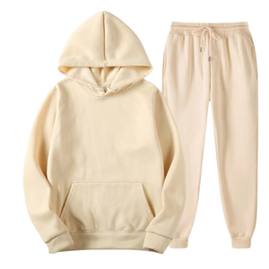 Conjunto Deportivo Personalizado al por Mayor para Hombre, Sudadera con Capucha Negra, Pantalones Deportivos, Color Sólido, Felpa Francesa, Informal, Transpirable, Ropa Deportiva de Invierno - Product Image 4