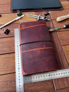 Étui de protection en cuir véritable souple de luxe anti-odeur rechargeable pour carnet, couverture de journal, support d'écriture, agenda quotidien NBC-0058 - Product Image 3
