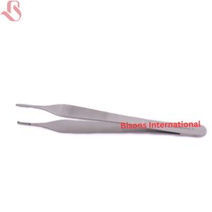 Pinzas Quirúrgicas TC Adson de Acero Inoxidable de Grado Quirúrgico, Certificación CE, Tamaños Personalizables, Venta al Por Mayor BISONS - Product Image 3