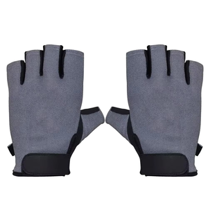 GEO BROTHERS Gants de musculation unisexes en cuir à demi-doigts, respirants et à séchage rapide pour la salle de sport à domicile et l'extérieur - Product Image 3