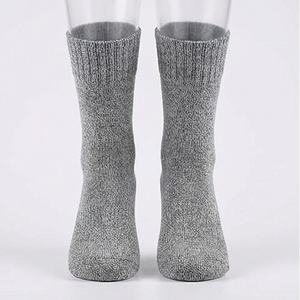 Knitting <b>Wool</b> <b>Socks</b> Thick Warm Winter Men <b>Women</b> Thermal Cold Weather Outdoor Hiking Breathable Soft Cozy Boot Fit Customized - Product Image 1