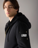 Sudadera con capucha de forro polar bordada con cremallera completa personalizada, 100% algodón, forro polar, peso pesado, para hombre y mujer, fabricante de ropa urbana