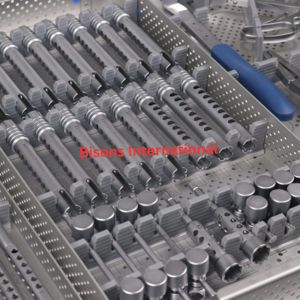 Kit d'instruments de correction spinale manuel en acier inoxydable BISONS pour la chirurgie orthopédique de dérotation de la colonne vertébrale - Product Image 2